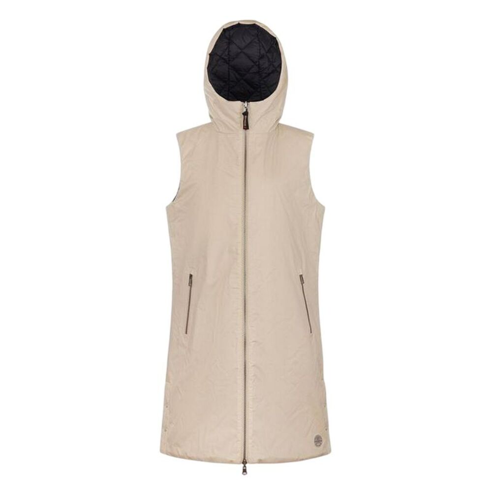 Museum Womens/Ladies  Reversible Vest / Brown Rice